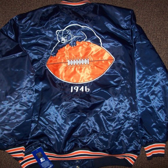 CHICAGO BEARS STARTER ThrowBack Snap Down Jacket - Picture 3 of 8